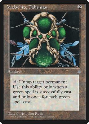 Malachite Talisman card from Ice Age