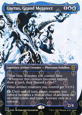 Unctus, Grand Metatect (Showcase) (Step-and-Compleat Foil) card from Phyrexia: All Will Be One