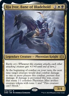 Ria Ivor, Bane of Bladehold card from Phyrexia: All Will Be One