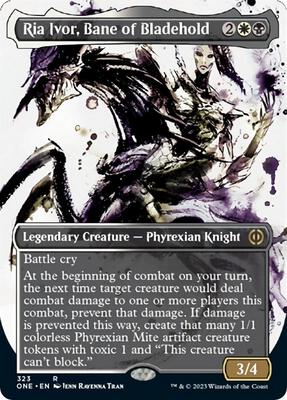 Ria Ivor, Bane of Bladehold (Showcase) card from Phyrexia: All Will Be One