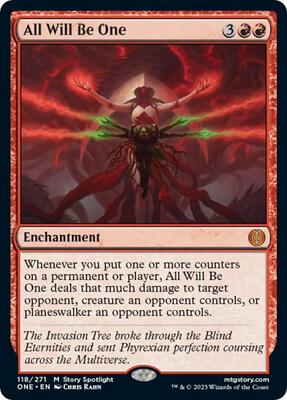 All Will Be One card from Phyrexia: All Will Be One