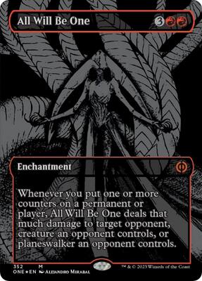 All Will Be One (Oil Slick Raised Foil) card from Phyrexia: All Will Be One