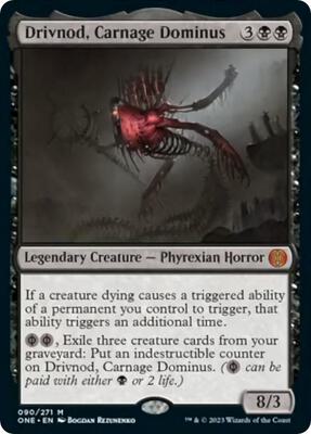 Drivnod, Carnage Dominus card from Phyrexia: All Will Be One