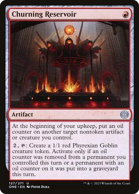 Churning Reservoir card from Phyrexia: All Will Be One
