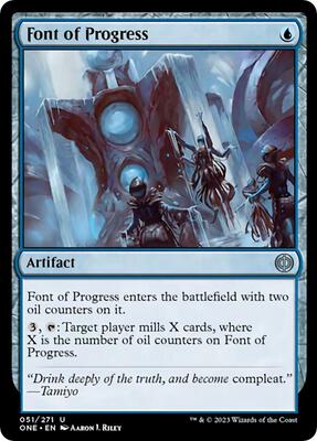 Font of Progress card from Phyrexia: All Will Be One