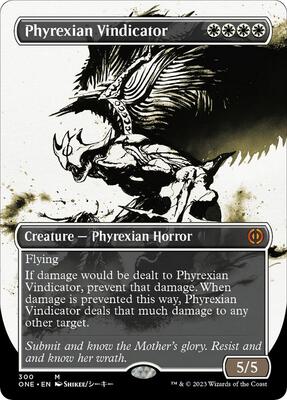 Phyrexian Vindicator (Showcase) card from Phyrexia: All Will Be One