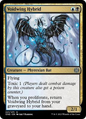 Voidwing Hybrid card from Phyrexia: All Will Be One