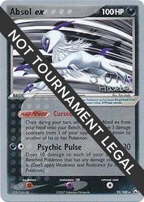 Absol ex - 2007 (Jun Hasebe) card from World Championship Decks