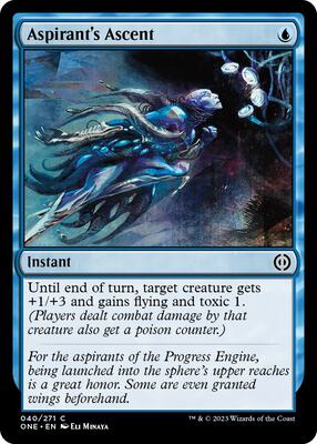 Aspirant's Ascent card from Phyrexia: All Will Be One