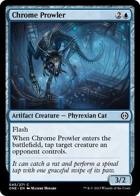 Chrome Prowler card from Phyrexia: All Will Be One