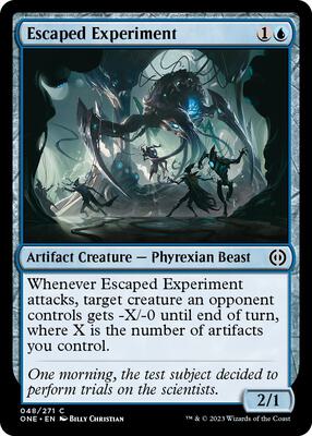 Escaped Experiment card from Phyrexia: All Will Be One