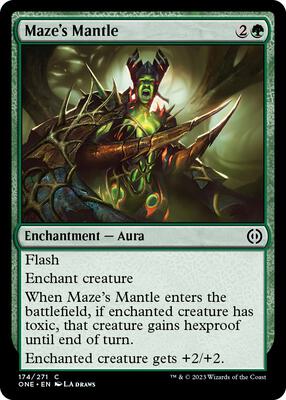 Maze's Mantle card from Phyrexia: All Will Be One