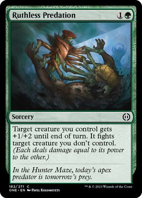 Ruthless Predation card from Phyrexia: All Will Be One