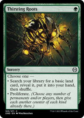 Thirsting Roots card from Phyrexia: All Will Be One