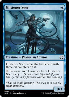 Glistener Seer card from Phyrexia: All Will Be One