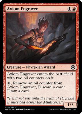 Axiom Engraver card from Phyrexia: All Will Be One