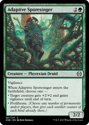 Adaptive Sporesinger card from Phyrexia: All Will Be One