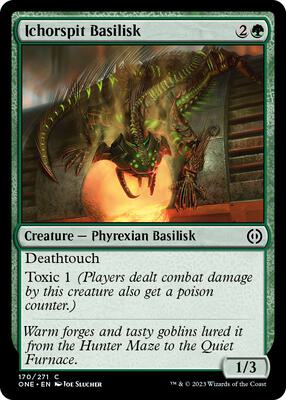 Ichorspit Basilisk card from Phyrexia: All Will Be One