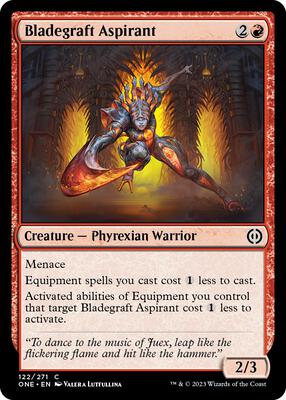 Bladegraft Aspirant card from Phyrexia: All Will Be One