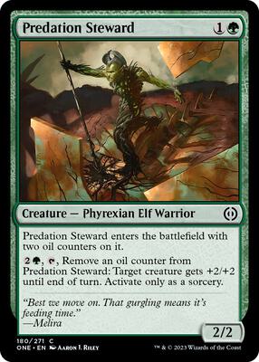 Predation Steward card from Phyrexia: All Will Be One