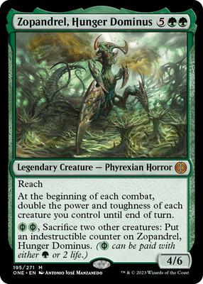 Zopandrel, Hunger Dominus card from Phyrexia: All Will Be One