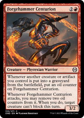 Forgehammer Centurion card from Phyrexia: All Will Be One