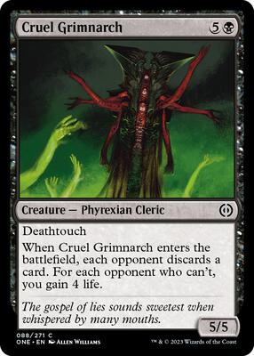 Cruel Grimnarch card from Phyrexia: All Will Be One