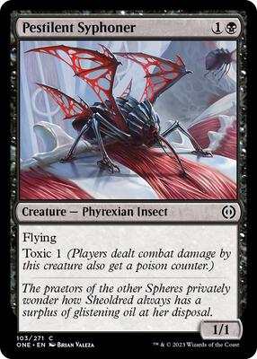 Pestilent Syphoner card from Phyrexia: All Will Be One