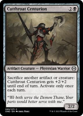 Cutthroat Centurion card from Phyrexia: All Will Be One