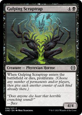 Gulping Scraptrap card from Phyrexia: All Will Be One