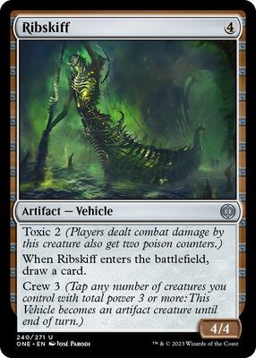 Ribskiff card from Phyrexia: All Will Be One