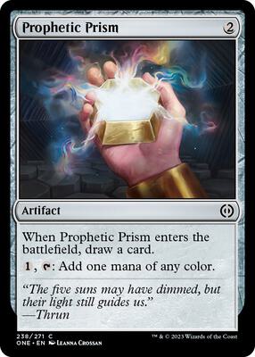 Prophetic Prism card from Phyrexia: All Will Be One