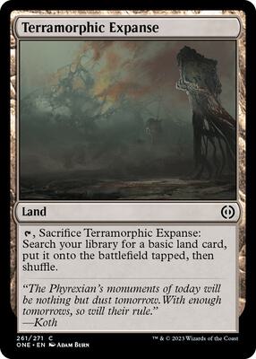 Terramorphic Expanse card from Phyrexia: All Will Be One