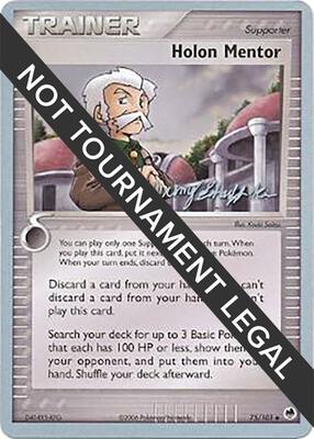 Holon Mentor - 2007 (Jeremy Scharff-Kim) card from World Championship Decks