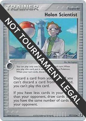 Holon Scientist - 2007 (Tom Roos) card from World Championship Decks