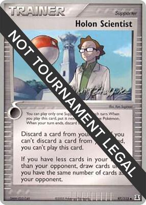 Holon Scientist - 2007 (Jeremy Scharff-Kim) card from World Championship Decks