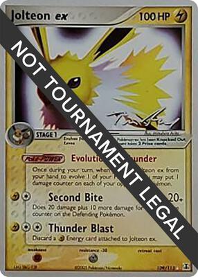 Jolteon ex - 2007 (Tom Roos) card from World Championship Decks