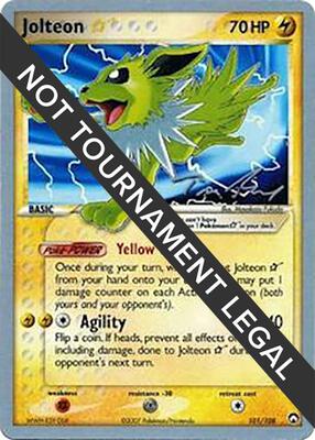 Jolteon Star - 2007 (Tom Roos) card from World Championship Decks
