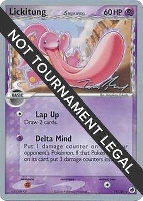 Lickitung (Delta Species) - 2007 (Tom Roos) card from World Championship Decks