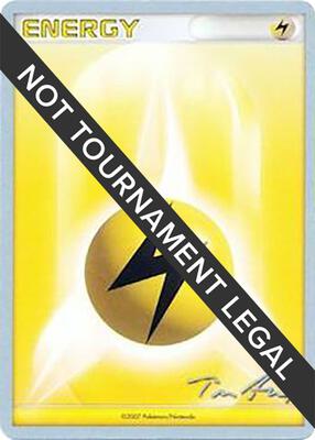 Lightning Energy - 2007 (Tom Roos) card from World Championship Decks