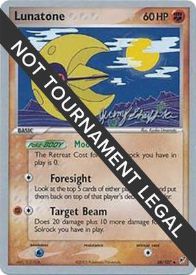Lunatone - 2007 (Jeremy Scharff-Kim) card from World Championship Decks