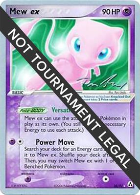 Mew ex - 2007 (Tom Roos) card from World Championship Decks