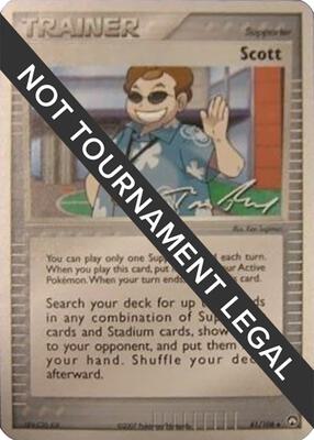 Scott - 2007 (Tom Roos) card from World Championship Decks