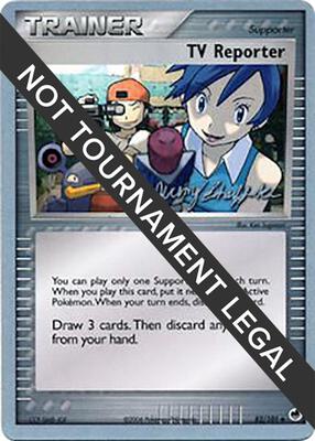 TV Reporter - 2007 (Jeremy Scharff-Kim) card from World Championship Decks