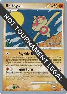 Baltoy - 2008 (Dylan Lefavour) card from World Championship Decks