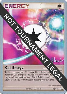 Call Energy - 2008 (Dylan Lefavour) card from World Championship Decks
