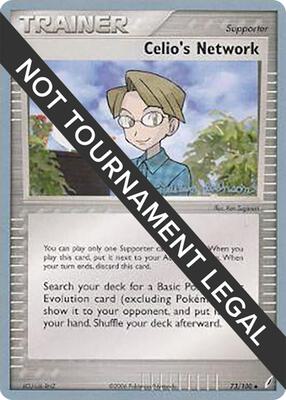 Celio's Network - 2008 (Tristan Robinson) card from World Championship Decks