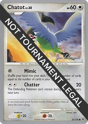 Chatot - 2008 (Jason Klaczynski) card from World Championship Decks
