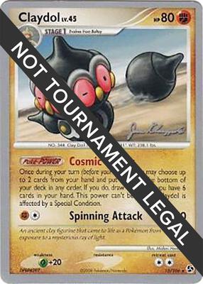 Claydol - 2008 (Jason Klaczynski) card from World Championship Decks