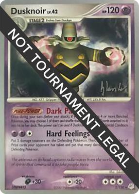 Dusknoir - 2008 (Dylan Lefavour) card from World Championship Decks